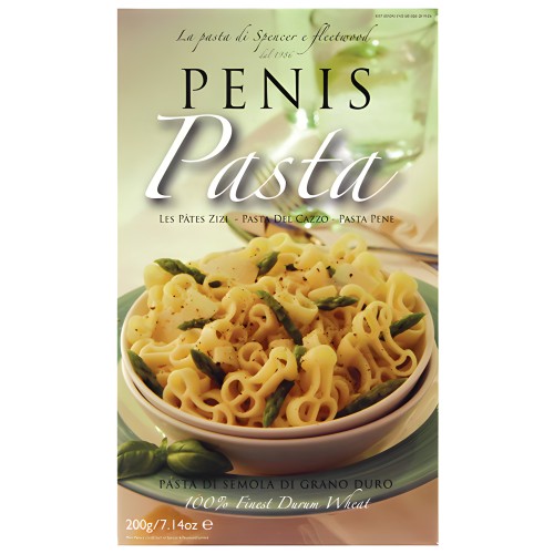 Pasta con Forma de Pene