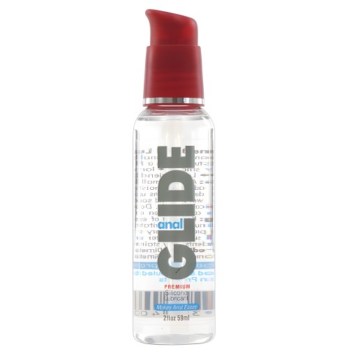 Anal Glide Silicone Lubricant - 2 oz Pump Bottle