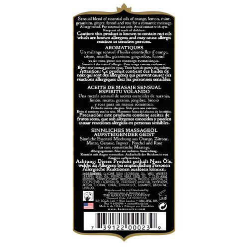Aceite Aromático Kama Sutra - 8 oz Espíritu Elevado