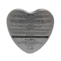 Vela Comestible Earthly Body Suntouched Hemp - 4.7 oz Lata Corazón Sandía