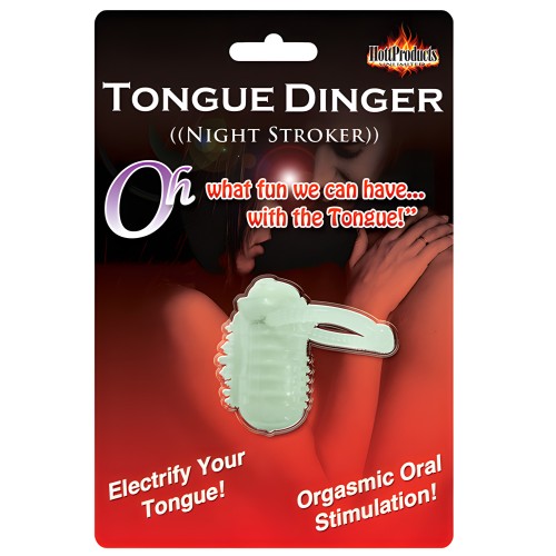 Tongue Dinger Estimulador Nocturno que Brilla en la Oscuridad