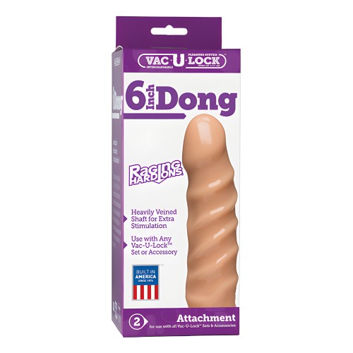 Vac-U-Lock Dong Realista 6" Raging Hard On