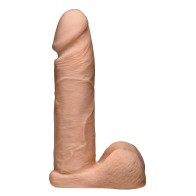 Vac-U-Lock 8" ULTRASKYN Cock & Balls Attachment - Blanco