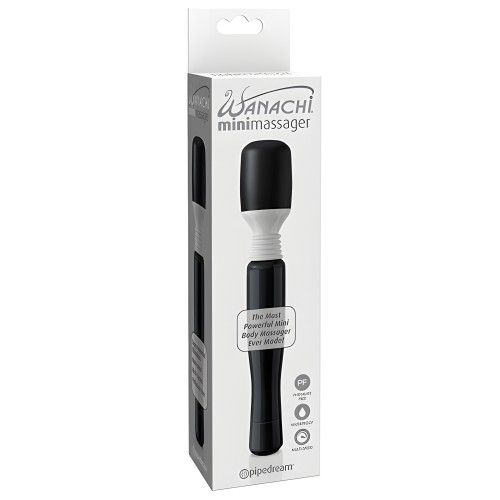 Mini Masajeador Wanachi Impermeable - Negro