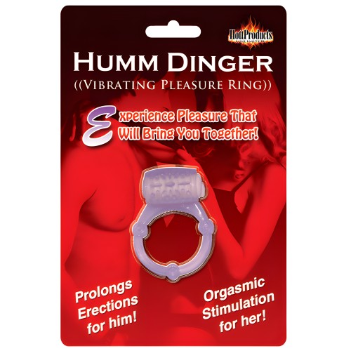 Humm Dinger Vibrating Cockring - Purple