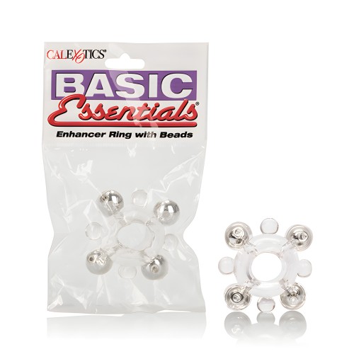 Anillo Mejorador Basic Essentials con Perlas - Transparente