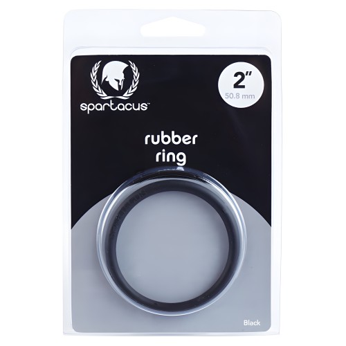 Spartacus 2" Rubber Cock Ring - Black