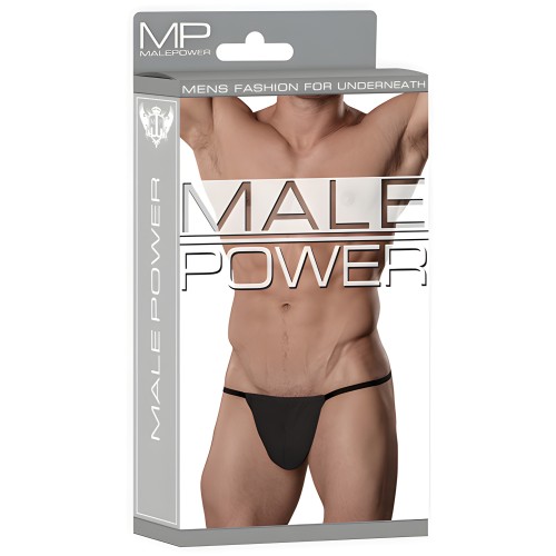 Male Power Tanga de Nylon Lycra Negro O/S