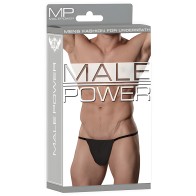 Male Power Tanga de Nylon Lycra Negro O/S