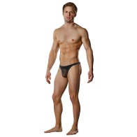 Male Power Tanga de Nylon Licra Transparente