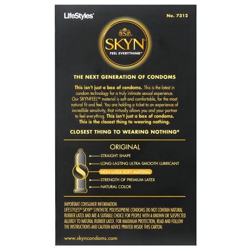 Lifestyles SKYN Original Condoms - Box of 12