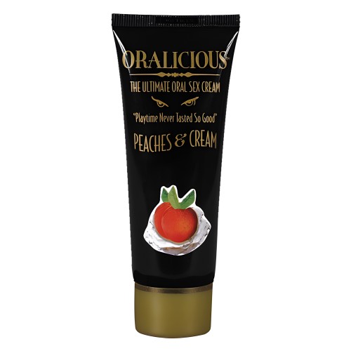 Oralicious - 2 oz Peaches n Cream | Edible Sex Cream