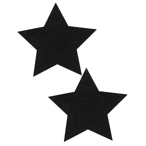 Pastease Glitter Star - Black O/S