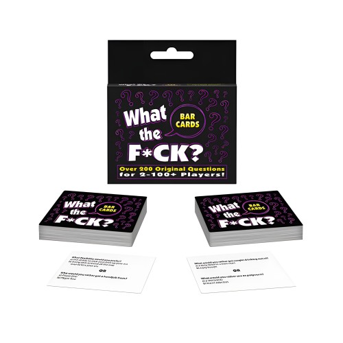 What the Fuck? Bar Cards