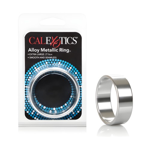 Alloy Metallic Ring - XL Silver