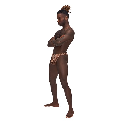 Male Power Wonder Thong Animal Print