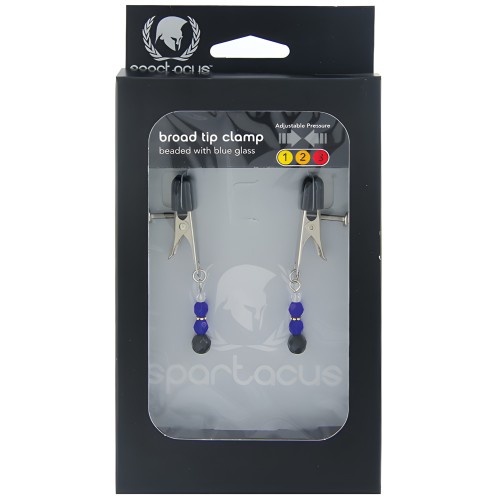 Pinzas para Pezones Ajustables Spartacus - Cuentas Azules