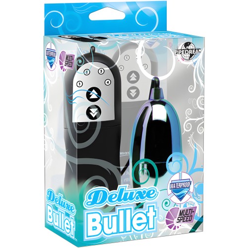 Vibrador Bullet Impermeable Deluxe - Multi-velocidad Azul