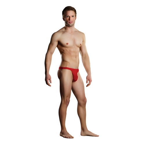 Male Power Bong Thong - Red