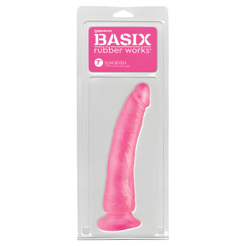 Basix Rubber Works 7" Slim Dong Pink