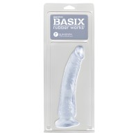 Basix Rubber Works Dong Delgado de 7" - Transparente