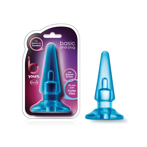 Blush B Yours Basic Anal Plug - Blue