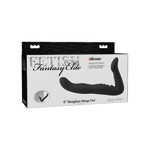 Fetish Fantasy Elite Strap On de 8" Sin Correas - Negro
