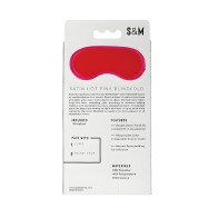 Antifaz de Satén Sex & Mischief - Rosa Fucsia