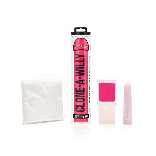 Clone-A-Willy Kit Vibrating - Hot Pink