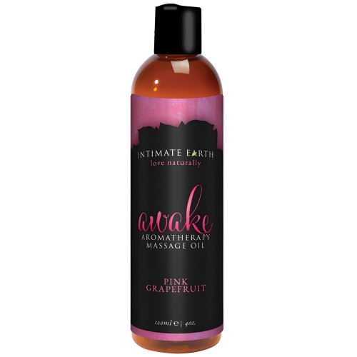 Intimate Earth Awake Aceite de Masaje - Pomelo Rosa