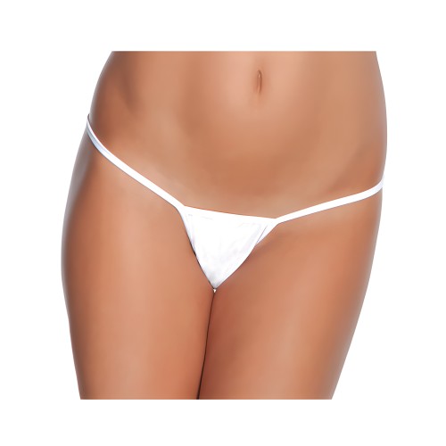 Low Rise Lycra G-String White O/S