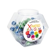 X-Rated Fun Gum Fishbowl - Asst. Tazón