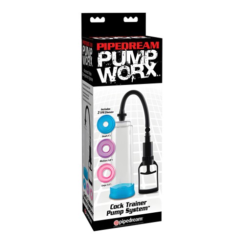 Sistema de Bomba Cock Trainer Pump Worx con 3 Mangas TPR