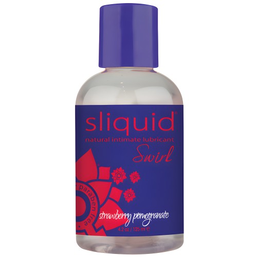 Sliquid Naturals Swirl Lubricant - 4.2 oz Strawberry Pomegranate