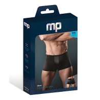 Boxer Satin Lycra Masculino - Negro Mediano