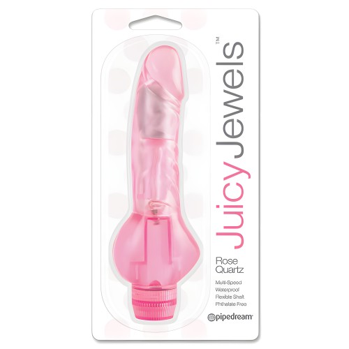 Juicy Jewels Vibrador Cuarzo Rosa - Rosa