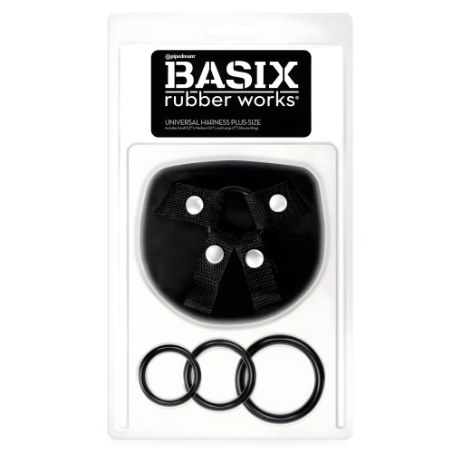 Arnés Universal Basix Rubber Works en Negro