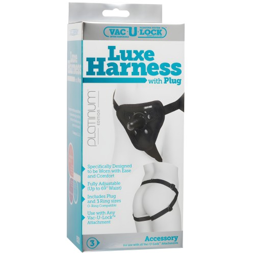 Arnés Luxe - Vac-U-Lock - Negro