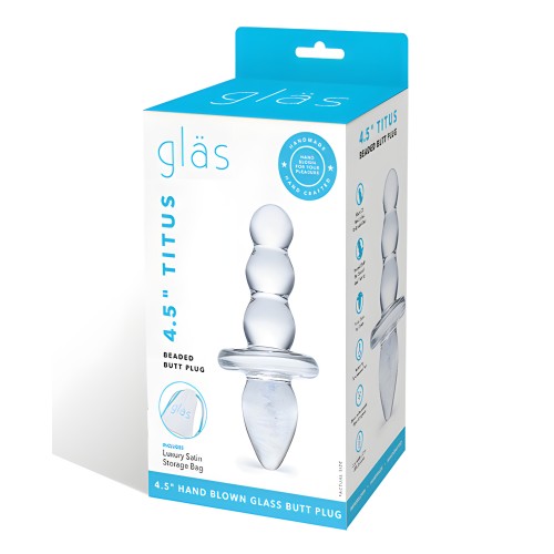 Plug Anal de Cristal Glas Titus