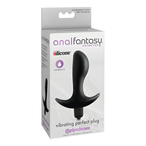 Colección Fantasía Anal - Tapón Perfecto Vibrante - Negro