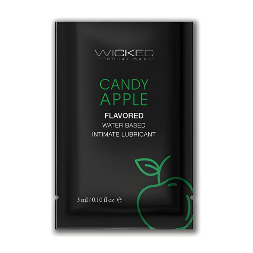 Wicked Sensual Care Aqua Lubricant - Candy Apple