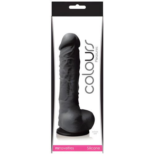 Colours Pleasures 5" Dildo w/Suction Cup - Black