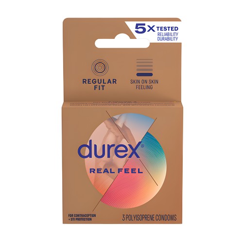 Durex Avanti Real Feel Non Latex Condoms - Pack of 3