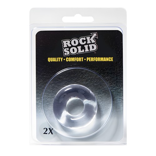 Rock Solid Clear Donut Ring