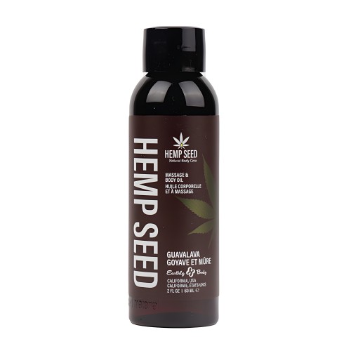 Earthly Body Massage & Body Oil - 2 oz Guavalava