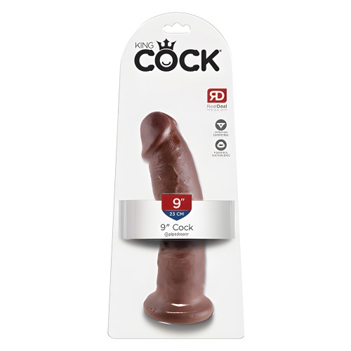 King Cock 9" Pene - Marrón