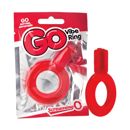 Screaming O GO Anillo Vibrador - Rojo