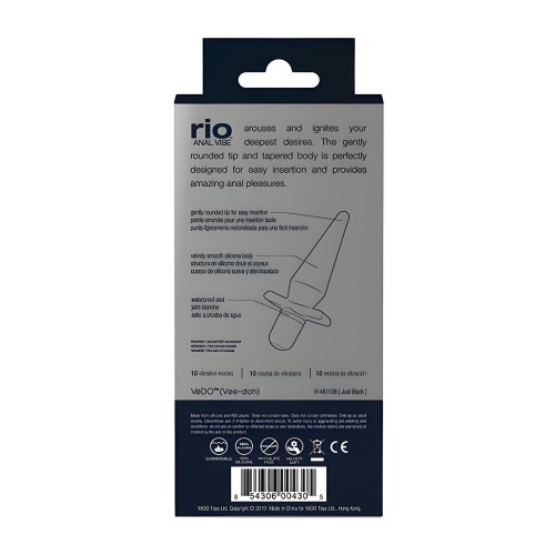 VeDO Rio Anal Vibe - Just Black
