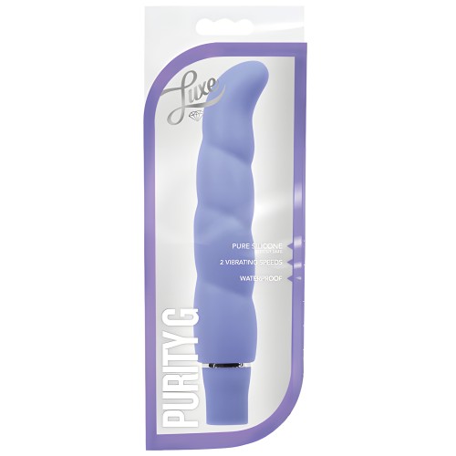 Vibrador de Silicona Blush Luxe Purity G - Periwinkle