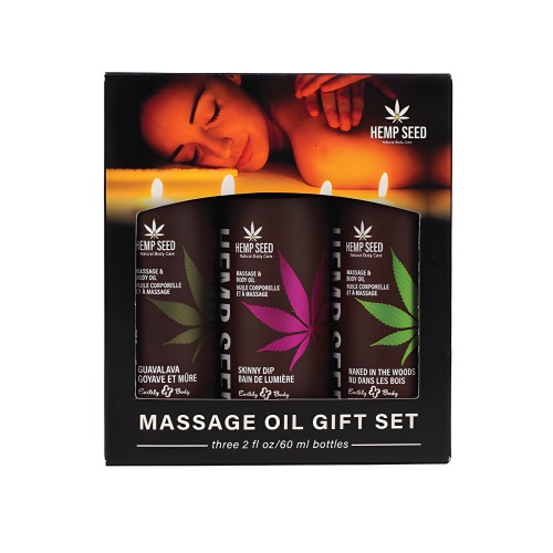 Set de Aceite de Masaje Earthly Body - 2 oz | Esenciales para la Relajación